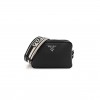 PRADA LEATHER CAMERA BAG SHOULDER BAG 1BH192 (19*12*6cm)