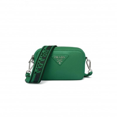 PRADA LEATHER CROSSBODY SHOULDER BAG 1BH192 (19*12*6cm) 