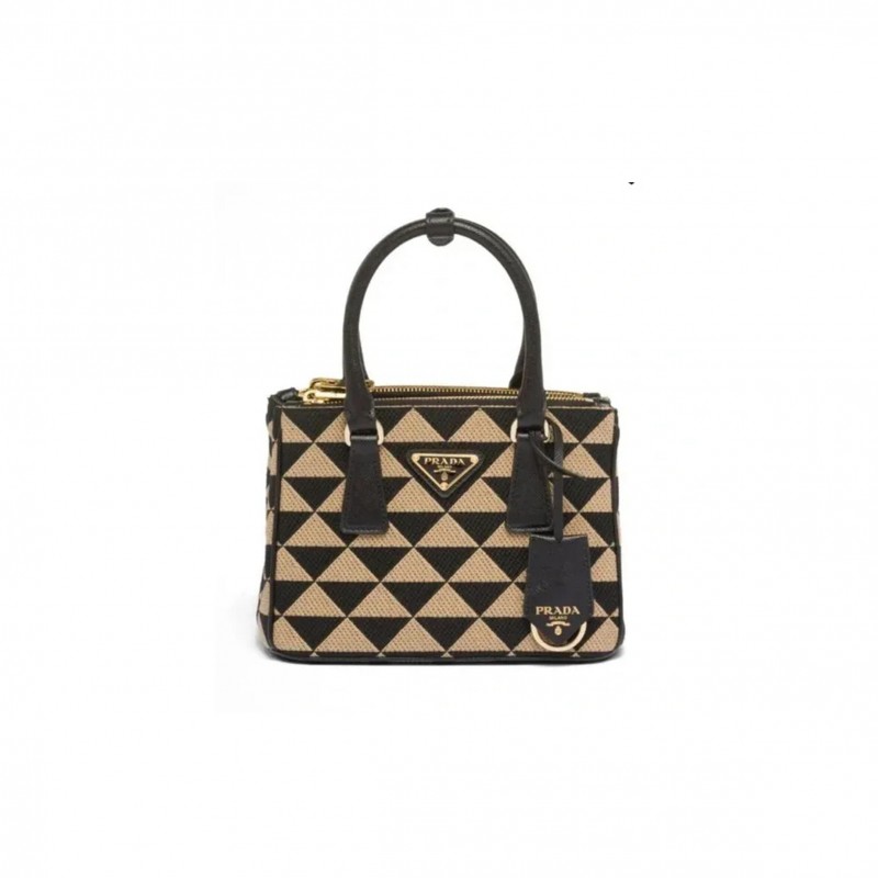 PRADA SYMBOLE EMBROIDERED MINI BAG 1BA906 (20*14.5*9.5cm) 