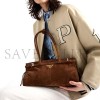 PRADA BONNIE MEDIUM SUEDE HANDBAG 1BA426 (32*15.5*12cm) PRADA BONNIE MEDIUM SUEDE HANDBAG 1BA426 (32*15.5*12cm)