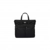 PRADA RE-NYLON AND SAFFIANO LEATHER TOTE BAG 2VG860 (36*34*8cm)