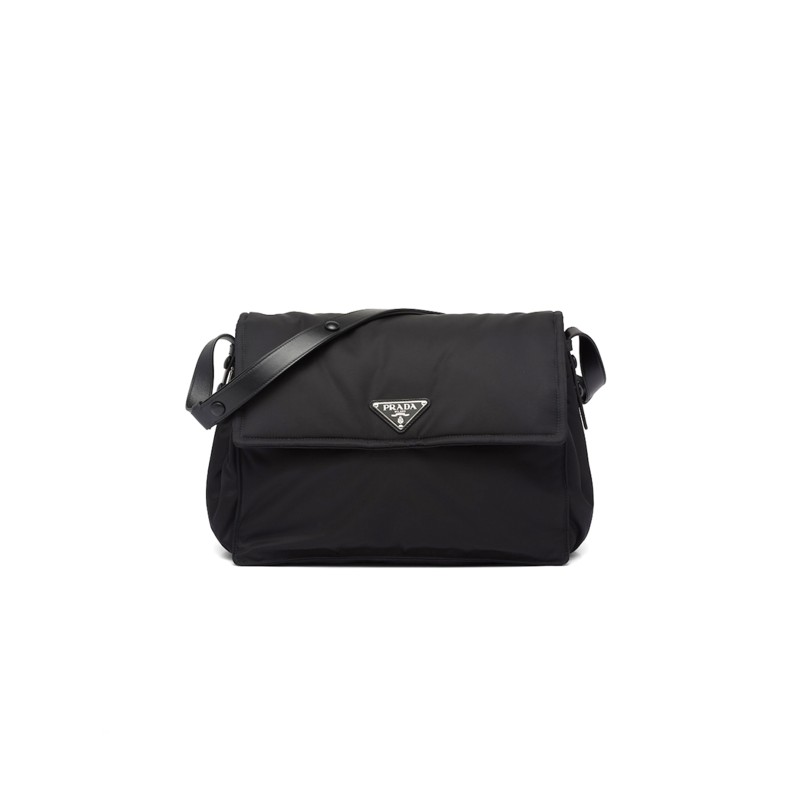 PRADA LARGE STUFFED RE-NYLON SHOULDER BAG 1BD256 (36*28*14cm) 