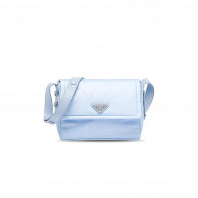 PRADA SMALL PADDED RE-NYLON SHOULDER BAG 1BD313 (23*16*11cm) 