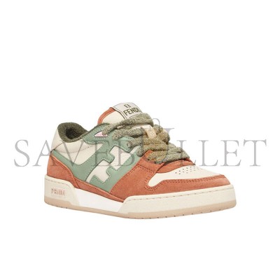 FENDI MATCH LOW 'WHITE ORANGE GREEN' 7E1493AI1NF1H1E FENDI MATCH LOW 'WHITE ORANGE GREEN' 7E1493AI1NF1H1E