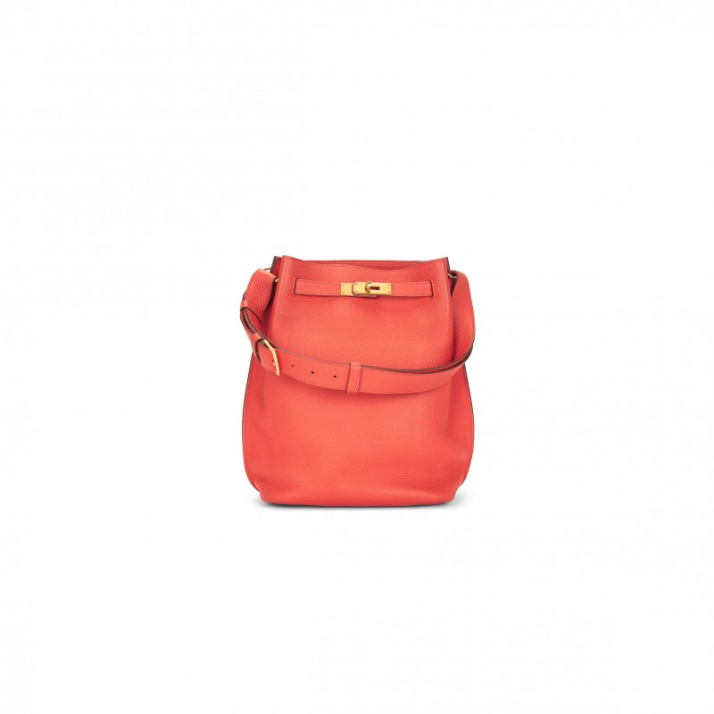 HERMES MASTER SO KELLY 22 TOGO GOLD HARDWARE (30*22*9cm)