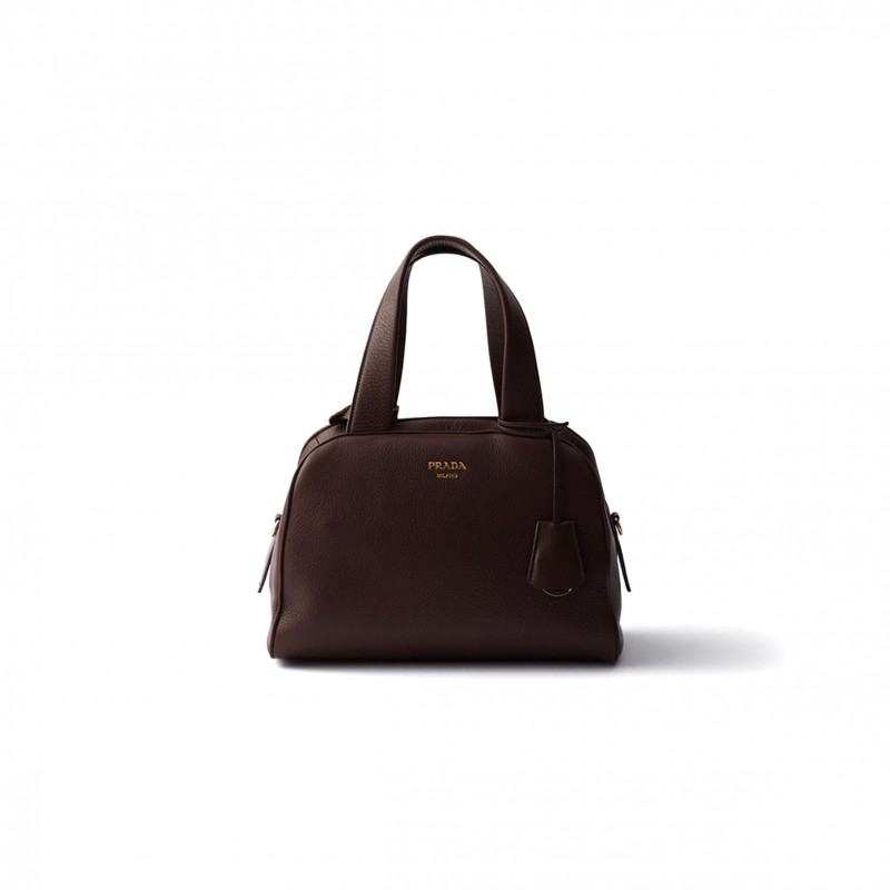 PRADA MEDIUM LEATHER TOP-HANDLE BAG 1BB149 (28*20*13cm) PRADA MEDIUM LEATHER TOP-HANDLE BAG 1BB149 (28*20*13cm)