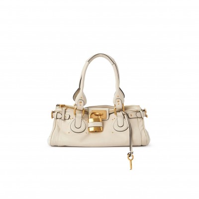 CHLOÉ PADDINGTON BAG IN GRAINED LEATHER CH25WS802P7520S (36*18*18cm)