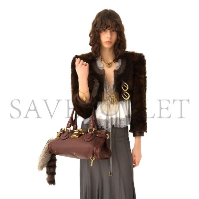 CHLOÉ PADDINGTON BAG IN GRAINED LEATHER CH25WS802P7527M (36*18*18cm) CHLOÉ PADDINGTON BAG IN GRAINED LEATHER CH25WS802P7527M (36*18*18cm)