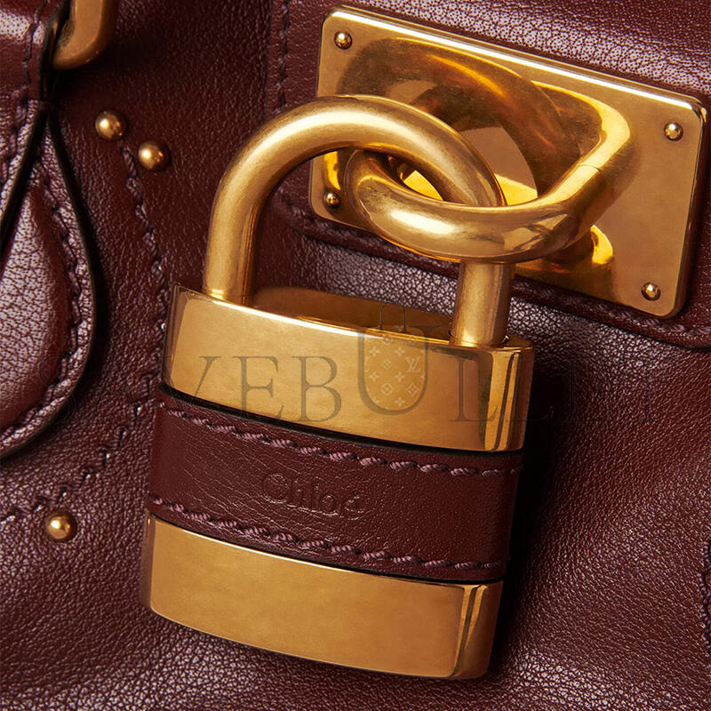 CHLOÉ PADDINGTON BAG IN GRAINED LEATHER CH25WS802P7527M (36*18*18cm)