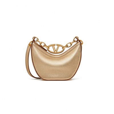 VALENTINO GARAVANI VLOGO MOON HOBO BAG WB0Q43VBF39L (29*23*11cm) VALENTINO GARAVANI VLOGO MOON HOBO BAG WB0Q43VBF39L (29*23*11cm)