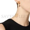 VALENTINO GARAVANI VLOGO SIGNATURE BEADED PENDANT EARRINGS 
