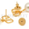 VALENTINO GARAVANI VLOGO SIGNATURE BEADED PENDANT EARRINGS 