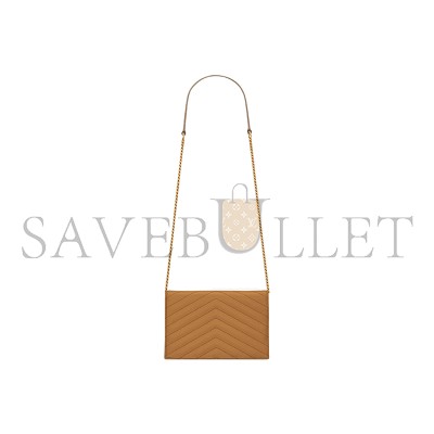 YSL CASSANDRE MATELASSÉ ENVELOPE CHAIN WALLET IN GRAIN DE POUDRE EMBOSSED LEATHER 695108BOW012516 (19*12.5*3.5cm) YSL CASSANDRE MATELASSÉ ENVELOPE CHAIN WALLET IN GRAIN DE POUDRE EMBOSSED LEATHER 695108BOW012516 (19*12.5*3.5cm)