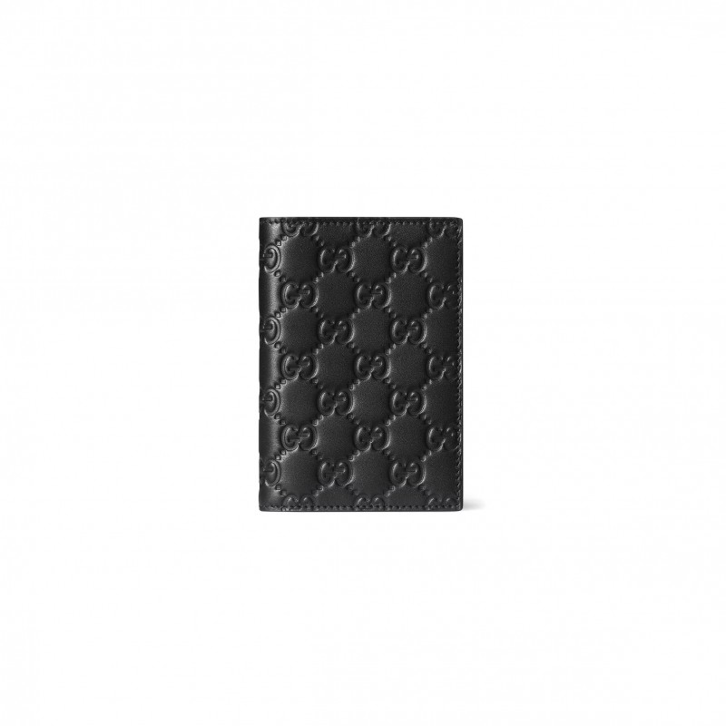GUCCI GG EMBLEM PASSPORT CASE 850184 (12*7.5cm) GUCCI GG EMBLEM PASSPORT CASE 850184 (12*7.5cm)