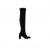 CHRISTIAN LOUBOUTIN CHUNKY HEELED HIGH BOOTS 