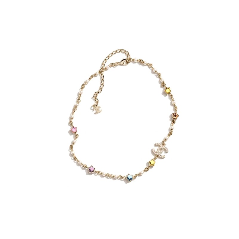 CHANEL STAR PEARL NECKLACE