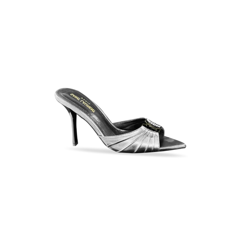 YSL BABYLONE SMOOTH LEATHER MULES 799606AAC4K6000