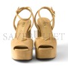 PRADA SUEDE PLATFORM SANDALS 1XP48B