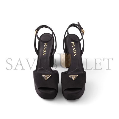 PRADA SUEDE PLATFORM SANDALS 1XP48B PRADA SUEDE PLATFORM SANDALS 1XP48B