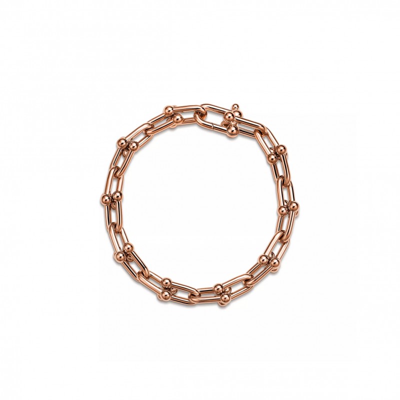TIFFANY HARDWEAR MEDIUM LINK BRACELET IN ROSE GOLD 70881764 TIFFANY HARDWEAR MEDIUM LINK BRACELET IN ROSE GOLD 70881764