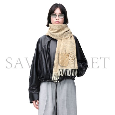LOEWE SCARF ANAGRAM IN WOOL AND CASHMERE F811SS1X01 (180*38cm) LOEWE SCARF ANAGRAM IN WOOL AND CASHMERE F811SS1X01 (180*38cm)
