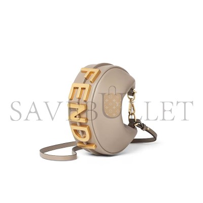 FENDI FENDIGRAPHY MINI DOVE GREY LEATHER MINI-BAG 8BS081A5DYF1JCT (20*13*7.5cm) FENDI FENDIGRAPHY MINI DOVE GREY LEATHER MINI-BAG 8BS081A5DYF1JCT (20*13*7.5cm)