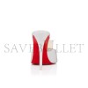 CHRISTIAN LOUBOUTIN MISS Z MULE 100MM OPEN HEEL SANDALS PATENT LEATHER WHITE WOMEN'S 1250970W302 CHRISTIAN LOUBOUTIN MISS Z MULE 100MM OPEN HEEL SANDALS PATENT LEATHER WHITE WOMEN'S 1250970W302