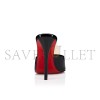 CHRISTIAN LOUBOUTIN MISS Z MULE 100MM OPEN HEEL SANDALS PATENT LEATHER BLACK WOMEN'S 1250970B439 CHRISTIAN LOUBOUTIN MISS Z MULE 100MM OPEN HEEL SANDALS PATENT LEATHER BLACK WOMEN'S 1250970B439