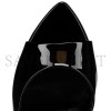 CHRISTIAN LOUBOUTIN MISS Z MULE 100MM OPEN HEEL SANDALS PATENT LEATHER BLACK WOMEN'S 1250970B439 CHRISTIAN LOUBOUTIN MISS Z MULE 100MM OPEN HEEL SANDALS PATENT LEATHER BLACK WOMEN'S 1250970B439