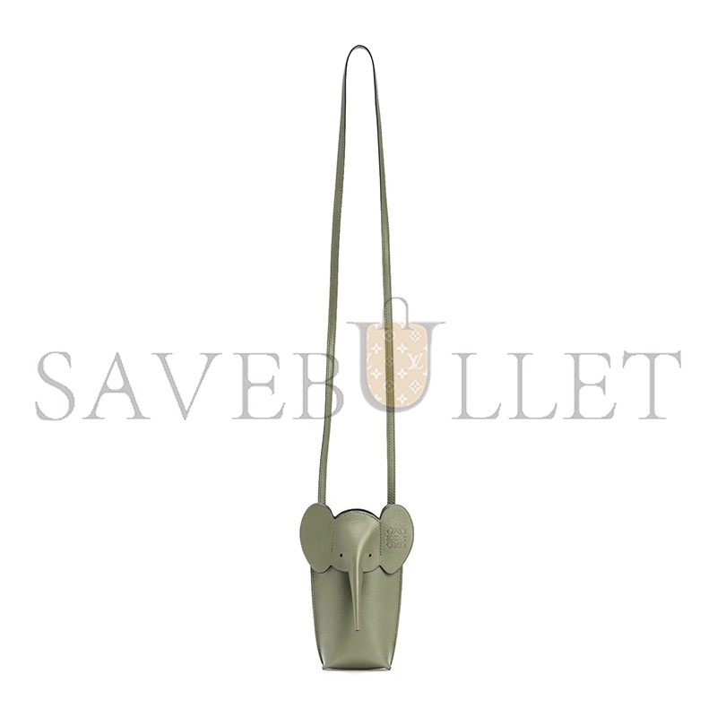 LOEWE ELEPHANT POCKET IN CLASSIC CALFSKIN C623B02X03 (18*8*4cm)