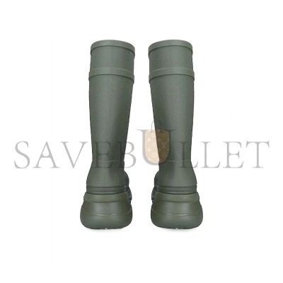 BALENCIAGA CROCS RUBBER BOOTS IN GREY 677388W1S8E9000