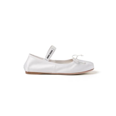 MIU MIU SATIN BALLERINAS 5F794D