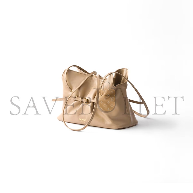 PRADA DADA SMALL NAPPA LEATHER BAG 1BG586 (25*18.5*11.5cm)