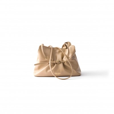 PRADA DADA SMALL NAPPA LEATHER BAG 1BG586 (25*18.5*11.5cm)