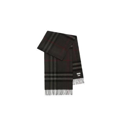 BURBERRY SCARF PLAID CASHMERE 22898544 (168*30cm)