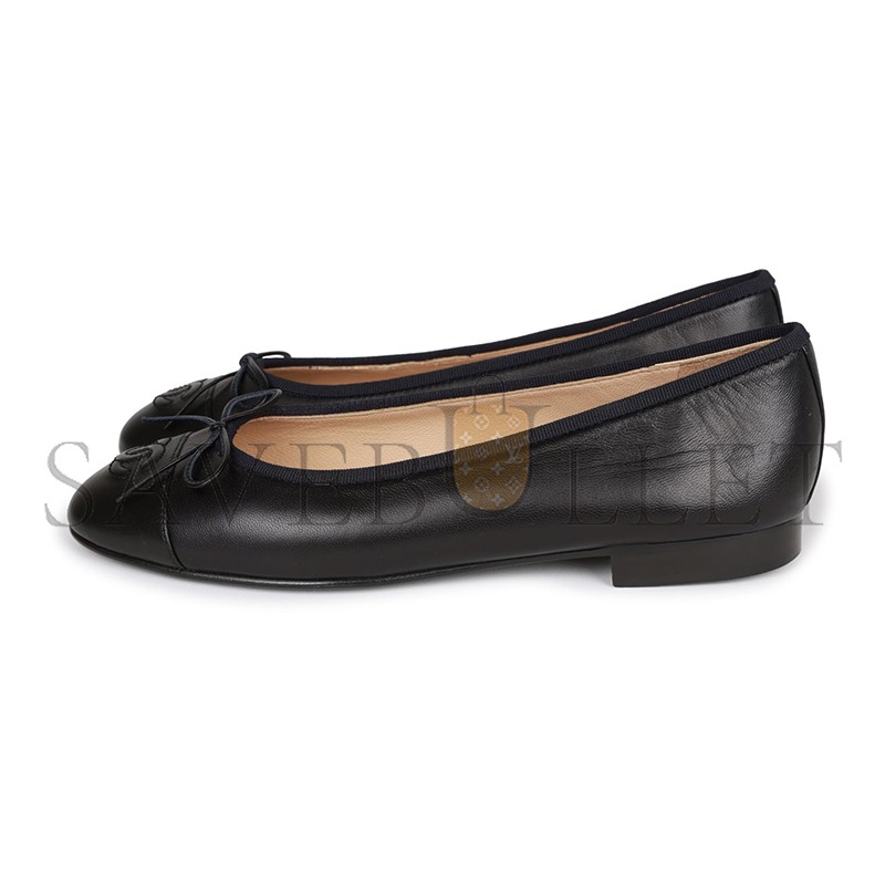 CHANEL CC BALLET FLATS 