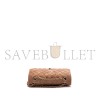 CHANEL MEDIUM CLASSIC DOUBLE FLAP BAG SUEDE LEATHER LIGHT BROWN LGHW (25*16*6cm)