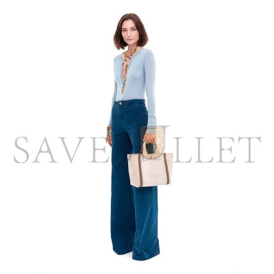 CHLOÉ SMALL CARRY TOTE BAG CHC25SS911O65-23N (27*23.5*12cm)