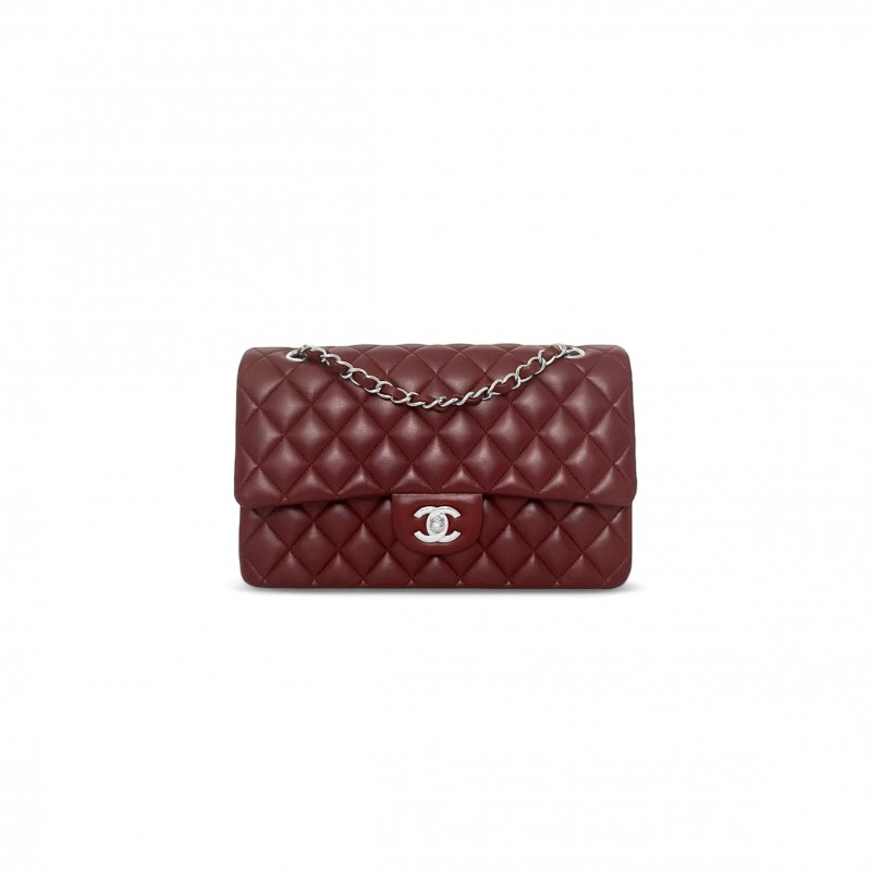 CHANEL MEDIUM LAMBSKIN CLASSIC DOUBLE FLAP BAG A01112  (25.5*15.5*6.5cm)