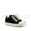 RICK OWENS DRKSHDW TWILL LOW SNEAKER IN BLACK DU21S2802