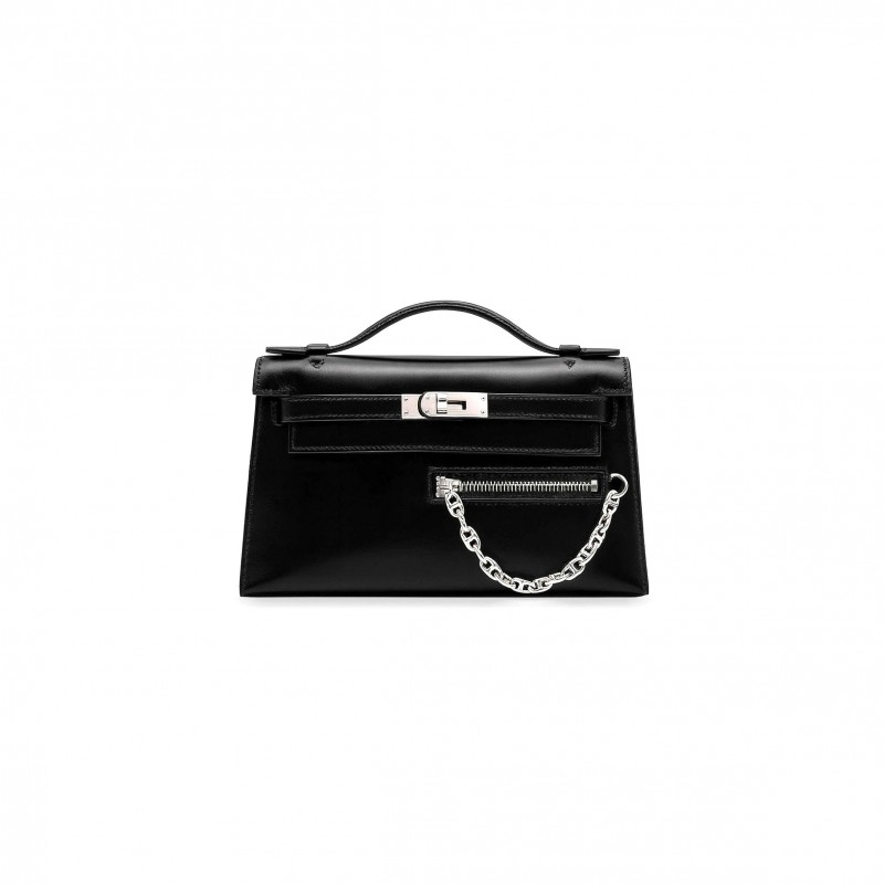 HERMES KELLY POCHETTE ROCK  (22*14*7cm)