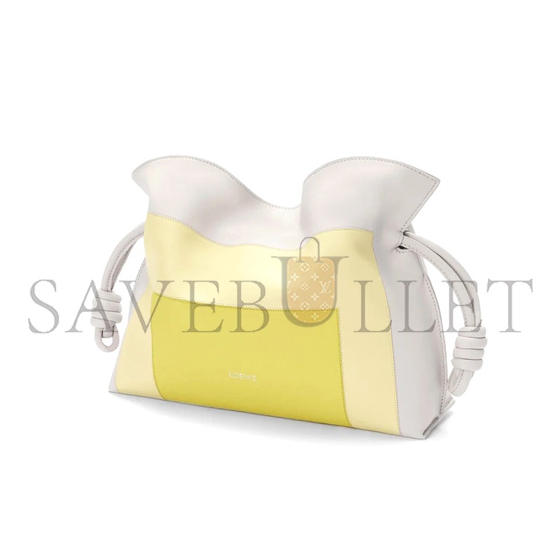 LOEWE X ALBERS MEDIUM FLAMENCO CLUTCH IN NAPPA CALFSKIN A411FC1XDD 02 (30*24.5*10.5cm)