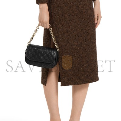 GUCCI GG EMBLEM SMALL SHOULDER BAG 847448 (20.5*13*7cm) GUCCI GG EMBLEM SMALL SHOULDER BAG 847448 (20.5*13*7cm)