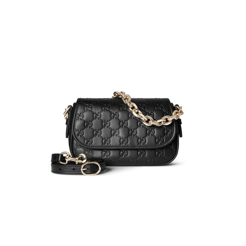 GUCCI GG EMBLEM SMALL SHOULDER BAG 847448 (20.5*13*7cm) GUCCI GG EMBLEM SMALL SHOULDER BAG 847448 (20.5*13*7cm)