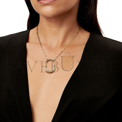 TIFFANY PENDANT IN YELLOW GOLD WITH DIAMONDS, LARGE 72342194