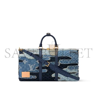 LOUIS VUITTON MASTER DENIM KEEPALL BANDOULIÈRE 50 M26117 (50*29*23cm)