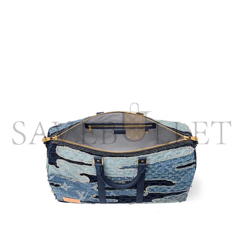 LOUIS VUITTON DENIM KEEPALL BANDOULIÈRE 50 M26117 (50*29*23cm) LOUIS VUITTON DENIM KEEPALL BANDOULIÈRE 50 M26117 (50*29*23cm)