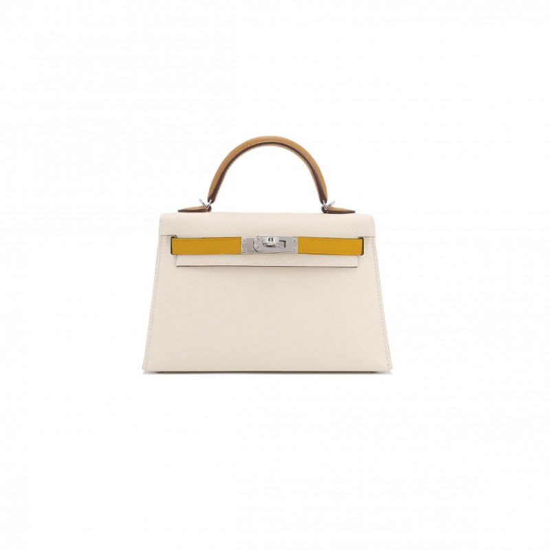 HERMÈS MASTER MINI KELLY EPSOM PALLADIUM HARDWARE (19*12*5.5cm)