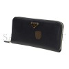PRADA LEATHER ZIP WALLET 1M0506 (19*11*2cm)