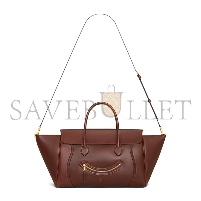 CELINE MEDIUM SMILING NEW LUGGAGE IN SUPPLE SHINY LAMBSKIN 123693GW2.28BK (36*22*16cm) CELINE MEDIUM SMILING NEW LUGGAGE IN SUPPLE SHINY LAMBSKIN 123693GW2.28BK (36*22*16cm)